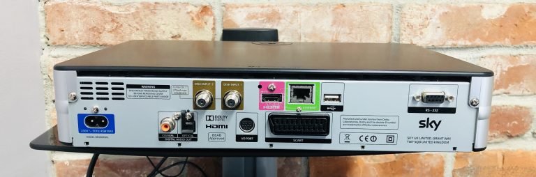 USED SKY+ HD box 500 GB PVR 5 WIFI + NEW Remote Control